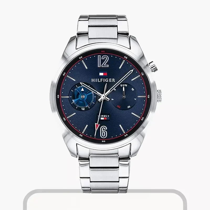 Tommy Hilfiger Deacan Blue Dial Casual Men's Watch- 1791551